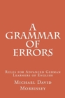 Image for A Grammar of Errors