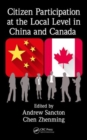 Image for Citizen participation at the local level in China and Canada