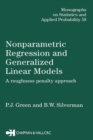 Image for Nonparametric regression and generalized linear models: a roughness penalty approach
