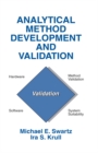 Image for Analytical method development and validation