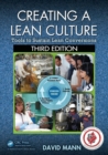 Image for Creating a lean culture  : tools to sustain lean conversions