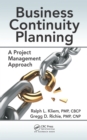 Image for Business continuity planning: a project management approach