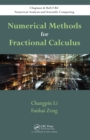 Image for Numerical methods for fractional calculus : 24