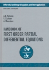 Image for Handbook of first-order partial differential equations