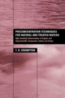 Image for Preconcentration techniques for natural and treated waters: high sensitivity determination of organic and organometallic compounds, cations and anions
