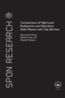 Image for Containment of high level radioactive and hazardous solid wastes with clay barriers