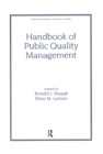 Image for Handbook of public quality management