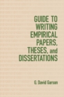 Image for Guide to writing empirical papers, theses, and dissertations