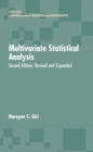 Image for Multivariate statistical analysis