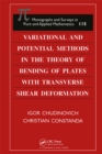 Image for Variational and potential methods in the theory of bending of plates with transverse shear deformation : 115