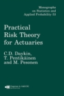Image for Practical risk theory for actuaries