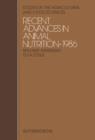Image for Recent advances in animal nutrition _ 1986