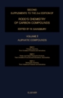 Image for Aliphatic Compounds: Trihydric Alcohols, Their Oxidation Products and Derivatives, Penta- and Higher Polyhydric Alcohols, Their Oxidation Products and Derivatives; Saccharides, Tetrahydric Alcohols, Their Oxidation Products and Derivatives