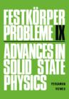 Image for Festkorper Probleme IX: Advances in Solid State Physics