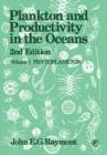Image for Phytoplankton: Plankton and Productivity in The Oceans
