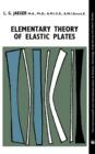 Image for Elementary Theory of Elastic Plates: The Commonwealth and International Library: Structures and Solid Body Mechanics Division