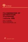 Image for Polymerization of Heterocycles (Ring Opening): International Union of Pure and Applied Chemistry
