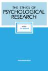 Image for The Ethics of Psychological Research