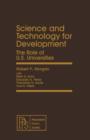 Image for Science and Technology for Development: The Role of U.S. Universities : no.38