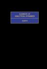 Image for Elements of Analytical Dynamics: International Series in Pure and Applied Mathematics