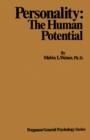 Image for Personality: The Human Potential: Pergamon General Psychology Series
