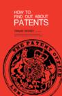 Image for How to Find Out About Patents: The Commonwealth and International Library: Libraries and Technical Information Division