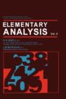 Image for Elementary Analysis: The Commonwealth and International Library: Mathematics Division, Volume 2