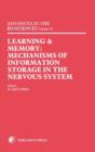Image for Learning and Memory: Mechanisms of Information Storage in the Nervous System