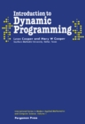 Image for Introduction to Dynamic Programming: International Series in Modern Applied Mathematics and Computer Science, Volume 1