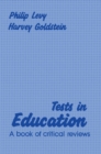 Image for Tests in Education: A Book of Critical Reviews