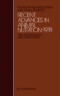 Image for Recent Advances in Animal Nutrition- 1978: Studies in the Agricultural and Food Sciences