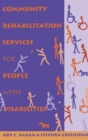 Image for Community Rehabilitation Services for People with Disabilities