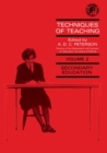 Image for Secondary Education: Techniques of Teaching