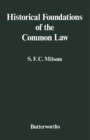 Image for Historical Foundations of the Common Law