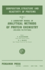Image for The Composition, Structure and Reactivity of Proteins: A Laboratory Manual of Analytical Methods of Protein Chemistry (Including Polypeptides) : v. 2,