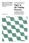 Image for Paper in the Printing Processes: Proceedings of the Eighth International Conference of Printing Research Institutes Held at Aulanko, Finland, 1965
