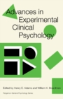 Image for Advances in Experimental Clinical Psychology: Pergamon General Psychology Series