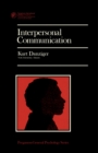 Image for Interpersonal Communication: Pergamon General Psychology Series