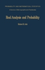 Image for Real Analysis and Probability: Probability and Mathematical Statistics: a Series of Monographs and Textbooks