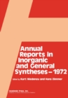 Image for Annual Reports in Inorganic and General Syntheses-1972