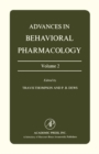 Image for Advances in Behavioral Pharmacology: Volume 2