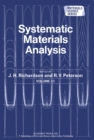 Image for Systematic Materials Analysis: Materials Science and Technology, Vol. 3