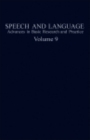 Image for Speech and Language: Elsevier Science Inc [distributor],. : v. 9.