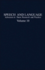 Image for Speech and Language: Elsevier Science Inc [distributor],.