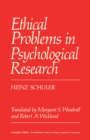 Image for Ethical Problems in Psychological Research