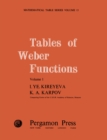 Image for Tables of Weber Functions: Mathematical Tables, Vol. 1