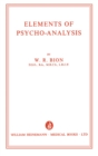 Image for Elements of Psycho-Analysis