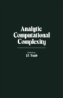 Image for Analytic Computational Complexity