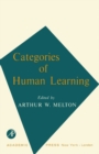 Image for Categories of Human Learning