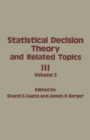 Image for Statistical Decision Theory and Related Topics III